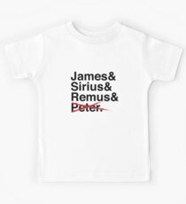 James & Sirius & Remus & X. Kids Tee