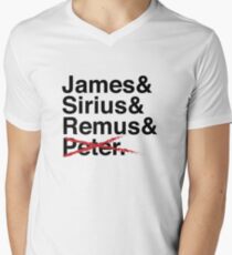 James & Sirius & Remus & X. Men's V-Neck T-Shirt