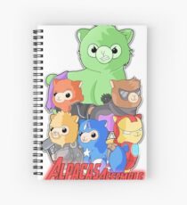 Alpacas Assemble Spiral Notebook