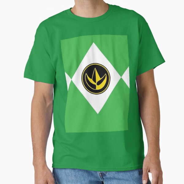 Vista previa del artículo con la obra «Mighty Morphin Power Rangers Máscara de Ranger Verde», diseñado y vendido por razorhead.
