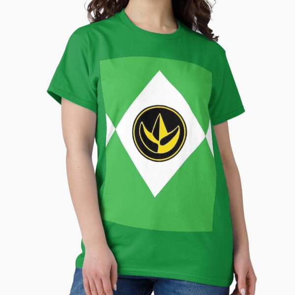 Vista previa del artículo con la obra «Mighty Morphin Power Rangers Máscara de Ranger Verde», diseñado y vendido por razorhead.