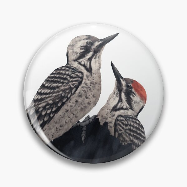 Item preview, Male & Female Ladder-backed Woodpeckers Digital Painting designed and sold by Inuyasha907.