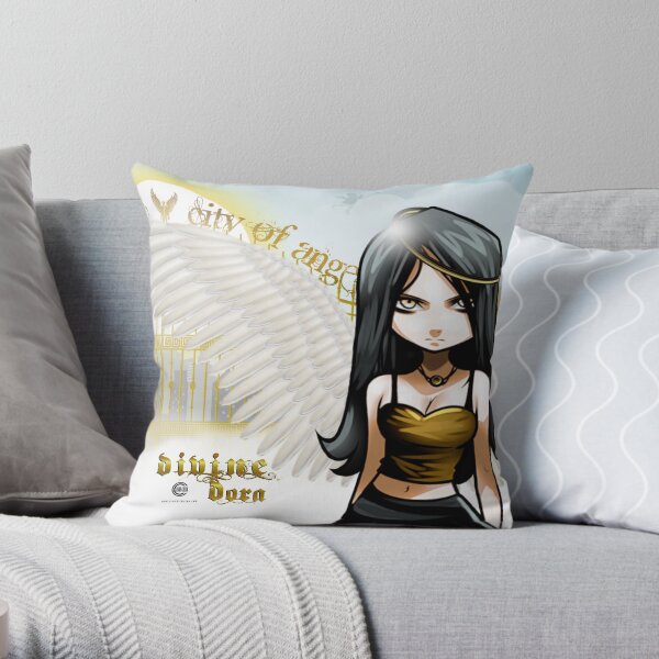 Divine Dora Throw Pillow