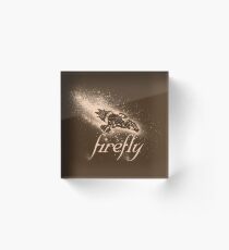 Firefly Silhouette Acrylic Block