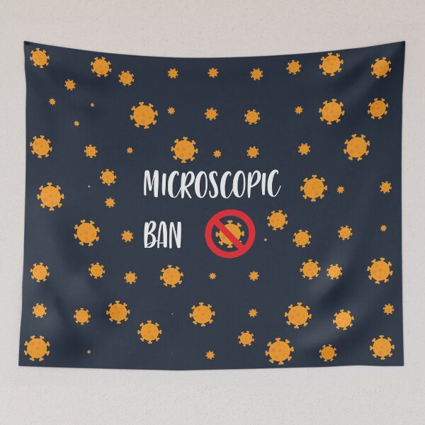 Item preview, Microscopic Ban Cartoon Pattern designed and sold by chanzds.