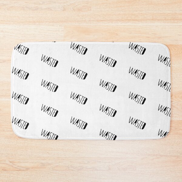 Item preview, wasted- simple-Black and white designed and sold by VtheArtist.