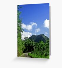 beauty Indonesia Greeting Card