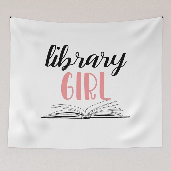 Item preview, library girl - library lady gift designed and sold by BAISSANE.