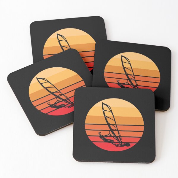 Item preview, Windsurfing Retro Sunset designed and sold by EstelleStar.