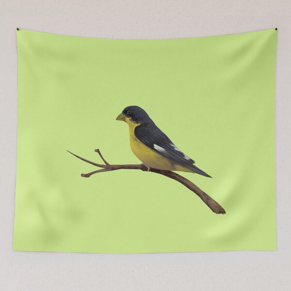 Item preview, Lesser Goldfinch (Spinus psaltria) Digital Painting designed and sold by Inuyasha907.