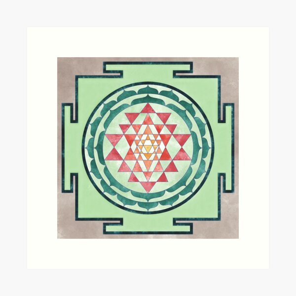Sri Yantra 05 Art Print