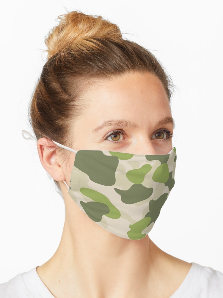 Masque bouche et nez en coton camouflage pour les enfants