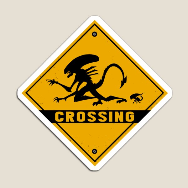 Alien Crossing Magnet