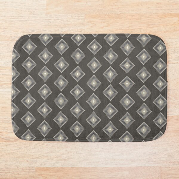 Item preview, Rombo abstracto beige y gris oscuro designed and sold by Abstractlara.