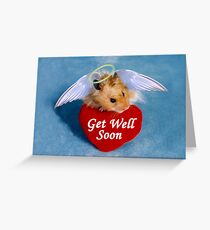 Get Well Soon Hamster Greeting Card