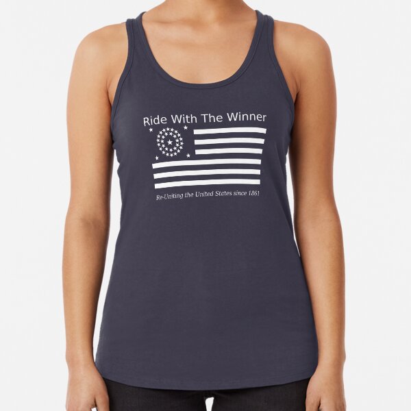 Civil War Flag of the United States Racerback Tank Top