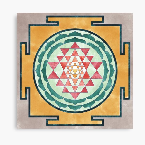 Sri Yantra 06 Canvas Print