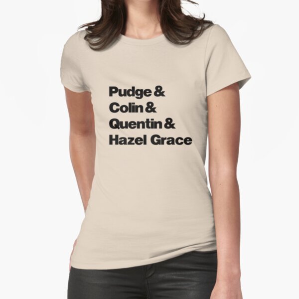 John Green's Characters Ampersand T-shirt Fitted T-Shirt