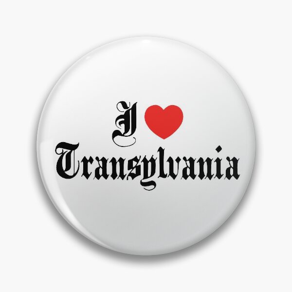 I heart Transylvania Pin