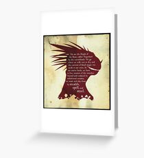 ES: Who are the Argonians? Greeting Card