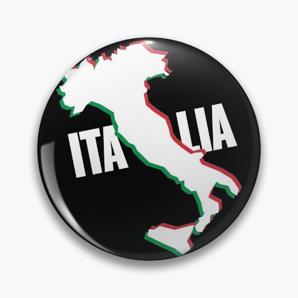 Item preview, Italia Glitch Design - Italy Borders with Flag Colors designed and sold by jdspooky.