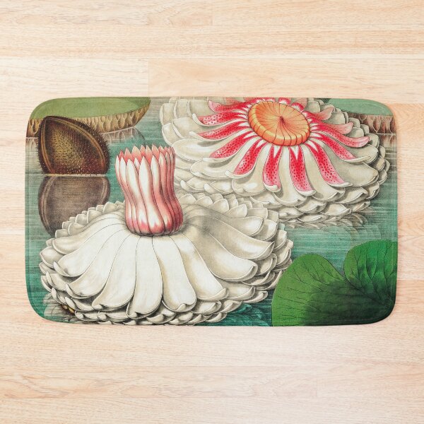 Item preview, Painting Art, Victoria Regia Artist Paintings, Victoria Amazonica, Vintage Gigantic Water Lily designed and sold by SasyJamArt.