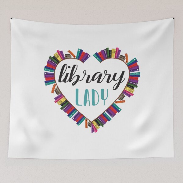 Item preview, library lady - library girl gifts designed and sold by BAISSANE.