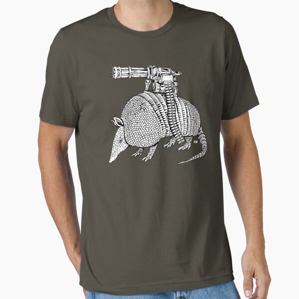 Texas Armadillo Cute Armour Shell Animal Pun Vintage T-Shirt