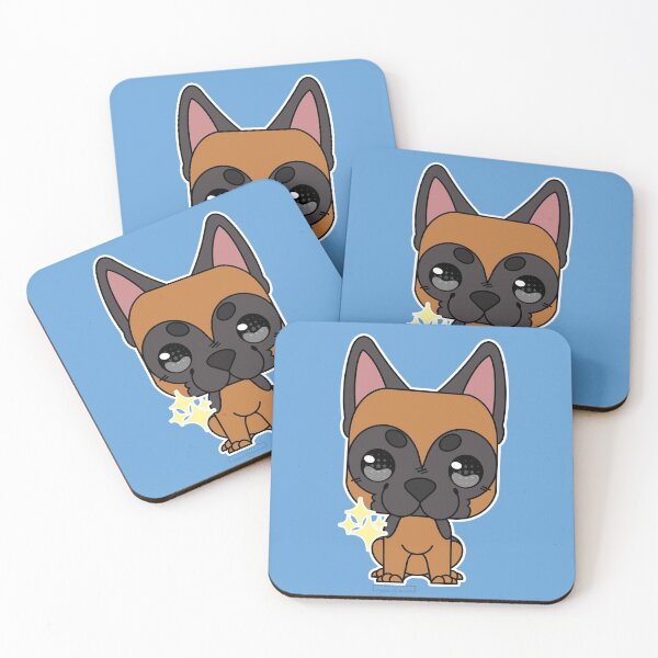 Item preview, Chibi Doggo Pupper (Pastor Alemán / Malinois belga) designed and sold by DeRukoandCO.