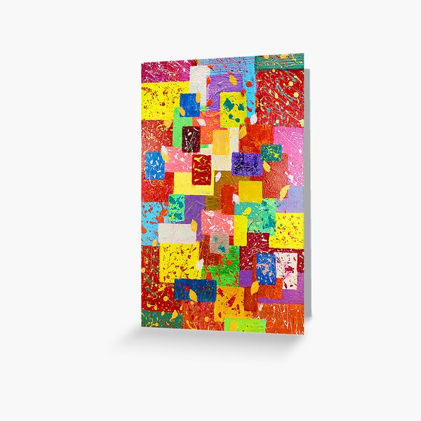 Contemporary Abstract Greeting Card