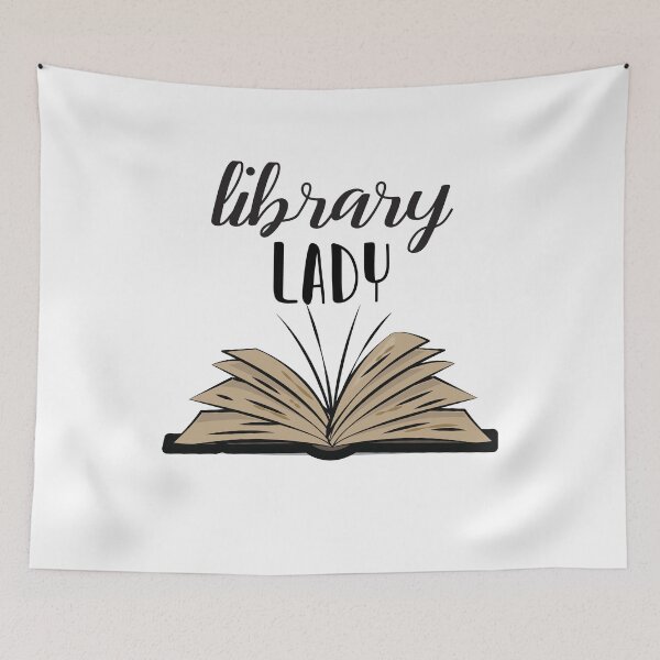 Item preview, library lady - library vintage designed and sold by BAISSANE.