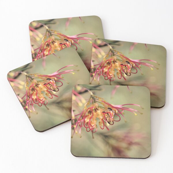 Item preview, Honey Bee on Grevillea flower, South Australia designed and sold by NanaRusty.