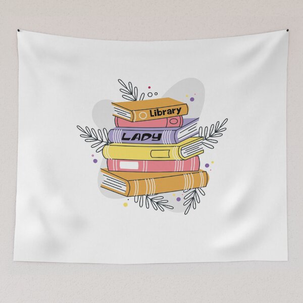 Item preview, library lady - library girl colors designed and sold by BAISSANE.