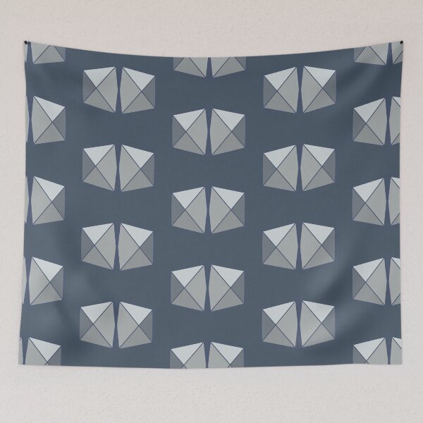 Item preview, Gray abstract geometric designed and sold by Abstractlara.