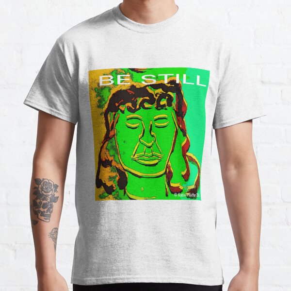 Be Still Meditate Digital Classic T-Shirt
