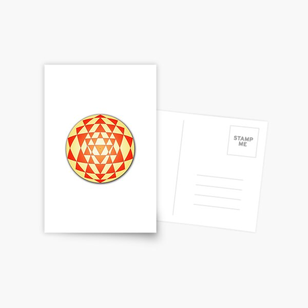 Sri Yantra 06 Postcard