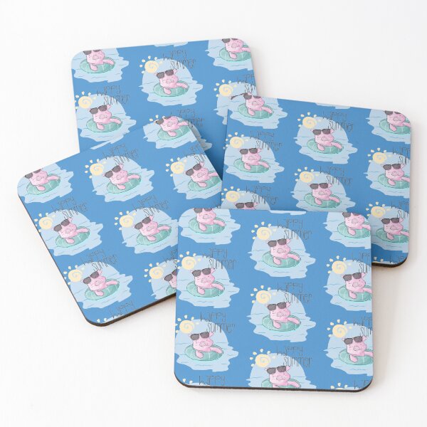 Item preview, happy summer cute cartoon pig  designed and sold by dogan ksa.