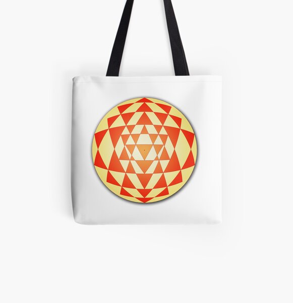 Sri Yantra 06 All Over Print Tote Bag