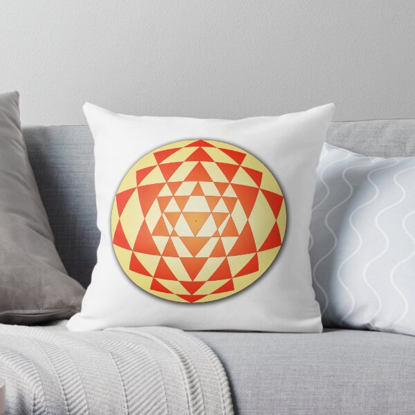 Sri Yantra 06 Throw Pillow