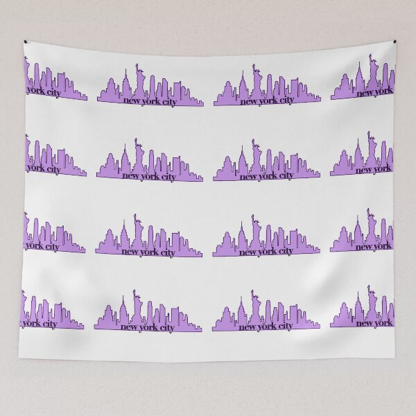 Item preview, nyc skyline - purple designed and sold by camilledash.