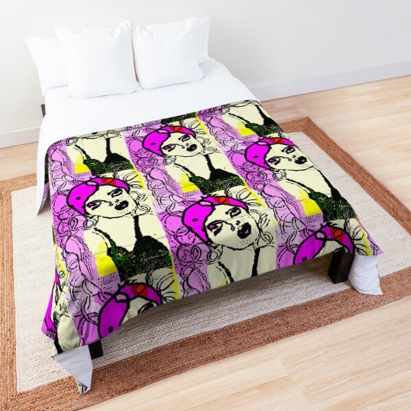 Mod Girl Dreaming Of Hair Removal Comforter