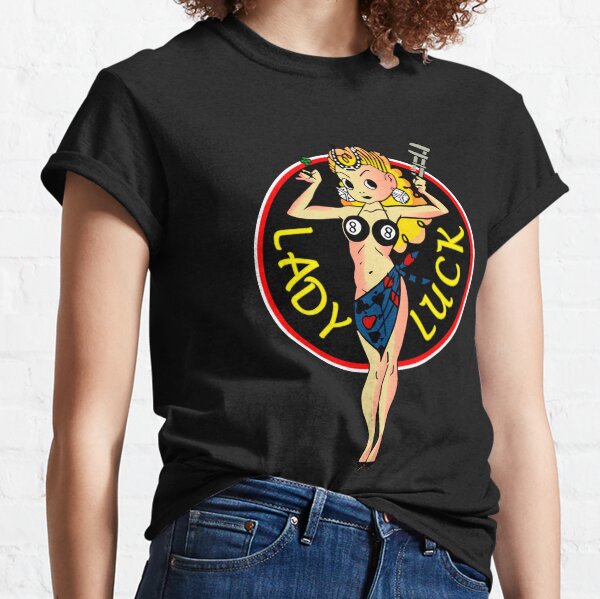 Lady Luck Shirt, Sticker, Hoodie, Mask Classic T-Shirt