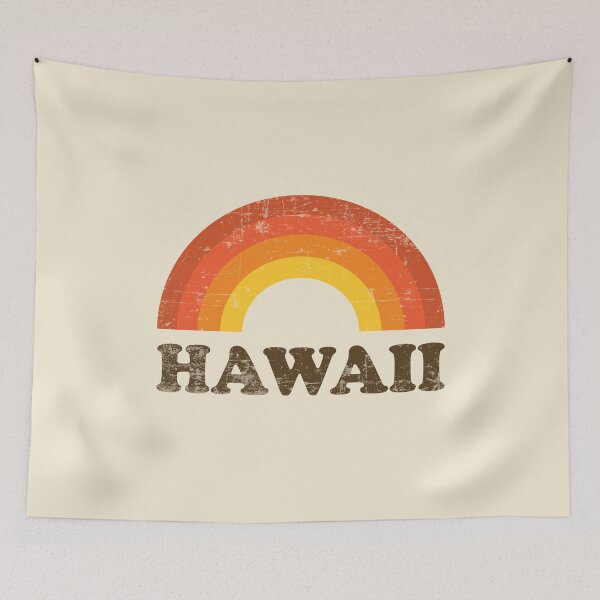 Item preview, Vintage Hawaii Vacation Souvenir Retro Rainbow designed and sold by Delightfully Cynical.