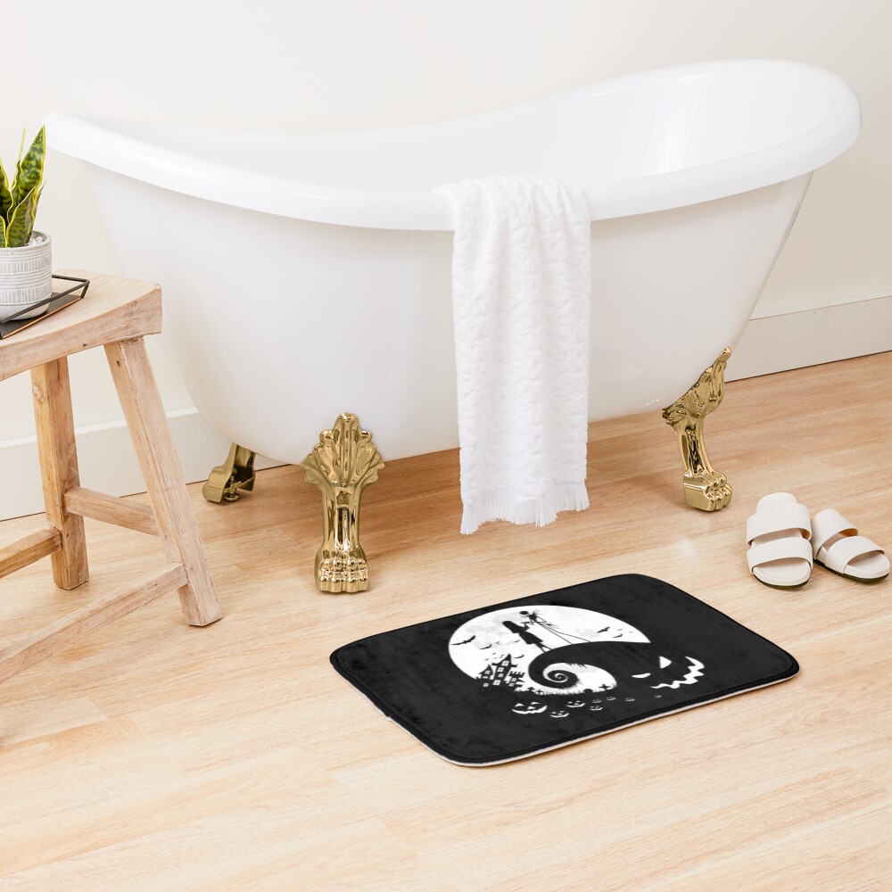 Nightmare before christmas ,Gift for a friend , Gift For Brother Bath Mat