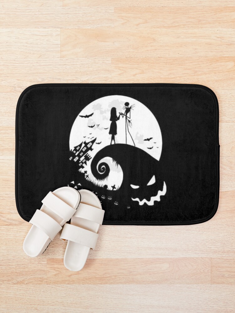 Alternate view of Nightmare before christmas ,Gift for a friend , Gift For Brother Bath Mat