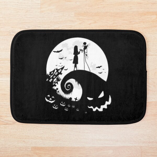 Nightmare before christmas ,Gift for a friend , Gift For Brother Bath Mat