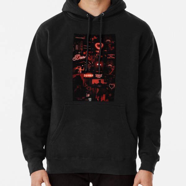 red aesthetic hoodie
