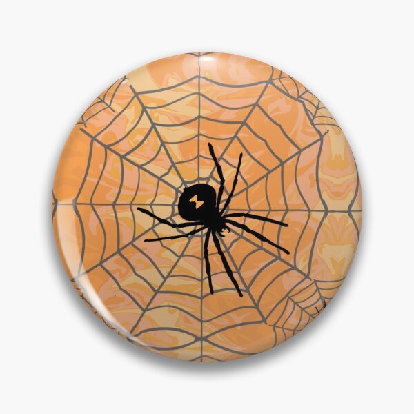 Item preview, Spider on Web Orange designed and sold by karwilberevivalcollection.