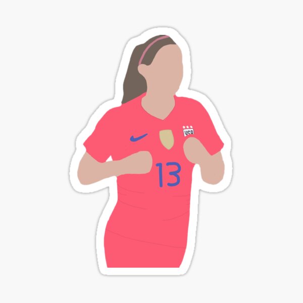 Alex Morgan Jersey Graphic Icon - Officially Licensed USWNT Removable  Adhesive Decal