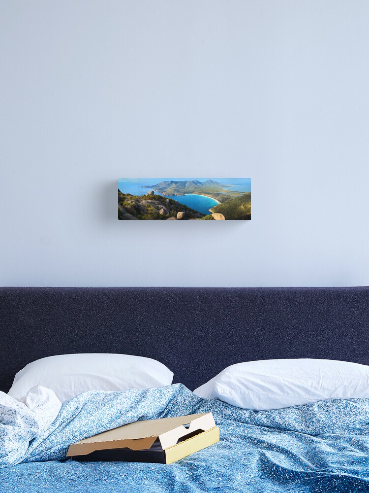 Thumbnail 2 of 3, Canvas Print, Wineglass Bay, Freycinet National Park, Tasmania designed and sold by Chockstone.